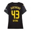 Borussia Dortmund Jamie Bynoe-Gittens #43 Auswärtstrikot 2024-25 Kurzarm